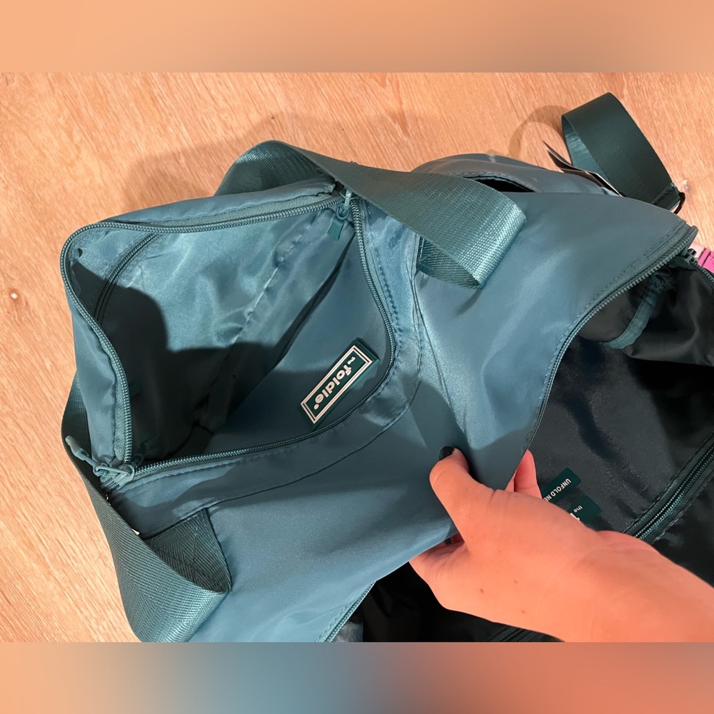 Foldie Teal Travel Bag for Women - Picture 2 of 4